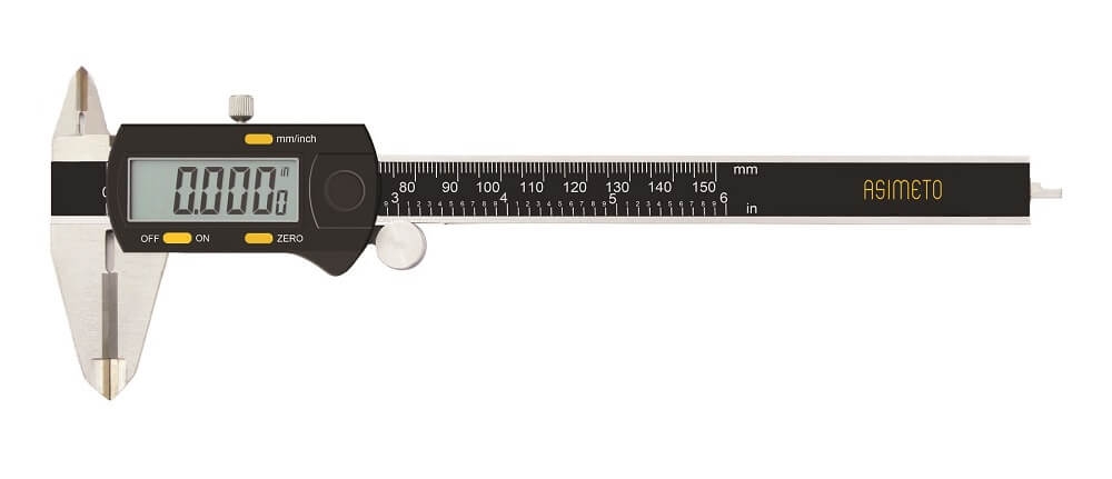 Digital Calipers With Carbide Tipped Measuring Face