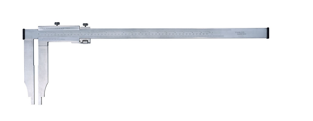 Long Jaw Vernier Calipers (Mono block)