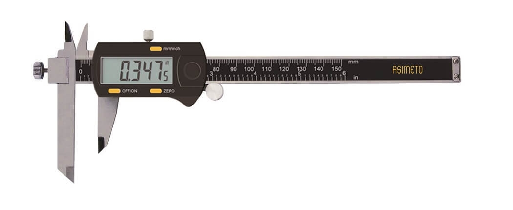 Digital Calipers With Adjustable Measuring Jaw