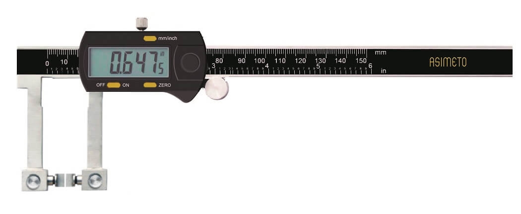 Universal Digital Calipers With Exchangeable Measuring Points