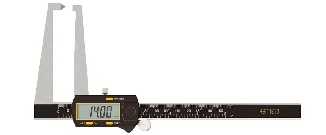 Digital Calipers With Single Measuring Tip