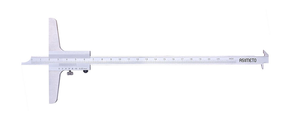 Depth caliper clearance