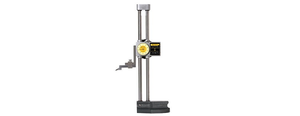 Double Beam 12'' Dial Height Gage Carbide .001'' Mechanical DIGIT Counter 