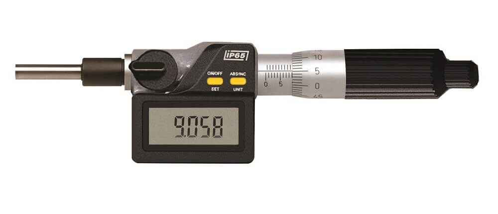 thumbnail interactive-video image 1 of 0-15mm Digital Micrometer Head - High Precision Measuring Tool For Machining, Jewelry, Woodworking 1 of 14
