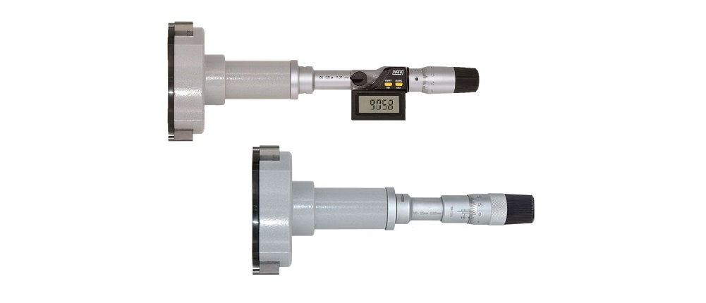 Three-Point Internal Micrometers (100-300mm / 4.0-12.0")