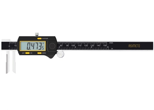 Digital Calipers With Long Internal Measuring Jaws