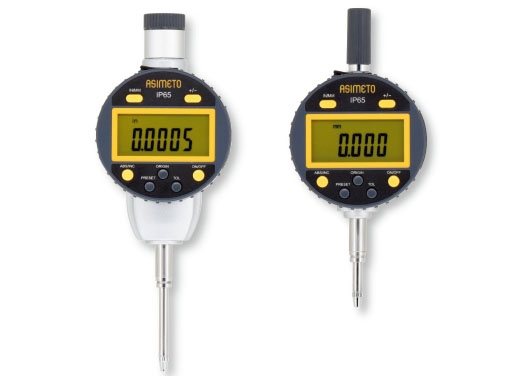 6 Dial Digital Test Indicator Contact Point Stem Rod Depth Gauge Measure DIY Kit 
